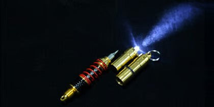 [ Back-order ] AUTOart 42002 Damper pen LED torch Gold 11cm
