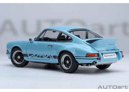 [ Back-order ] 78032 AUTOart 1:18 Porsche 911 Carrera 2.7 RS Gulf Blue Black Stripes model car