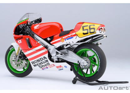 [ Back-order ] AUTOart 12566 1:12 Honda NSR500 WGP500 #56 Bari Bari Legend Koma Gun helmet included Motorcycle Model