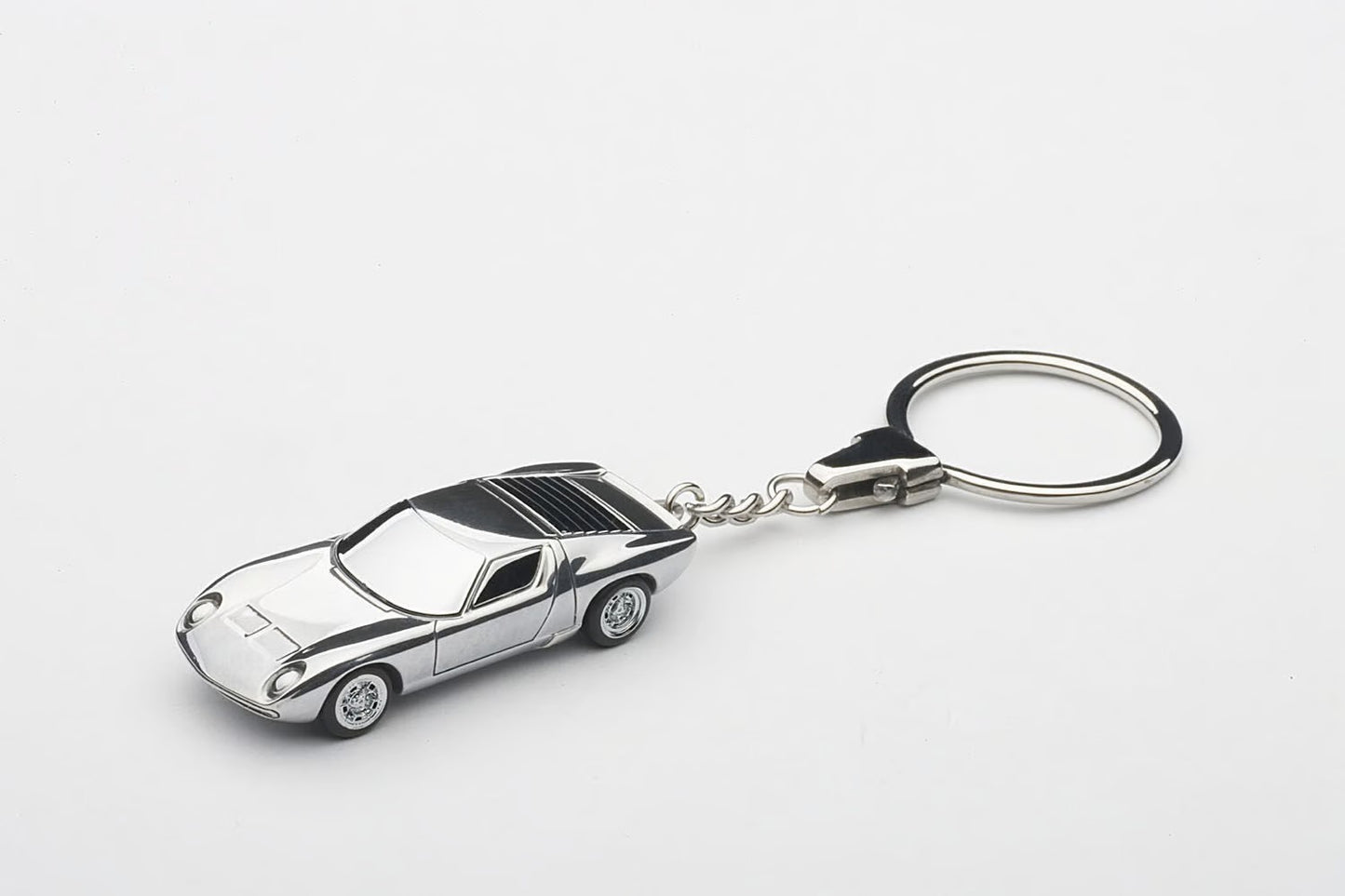 [ Back-order ] AUTOart 41609 1:87 Lamborghini Miura key chain aluminum 11cm