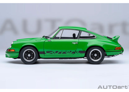 [ Back-order ] 78034 AUTOart 1:18 Porsche 911 Carrera 2.7 RS Viper Green Black Stripes model car