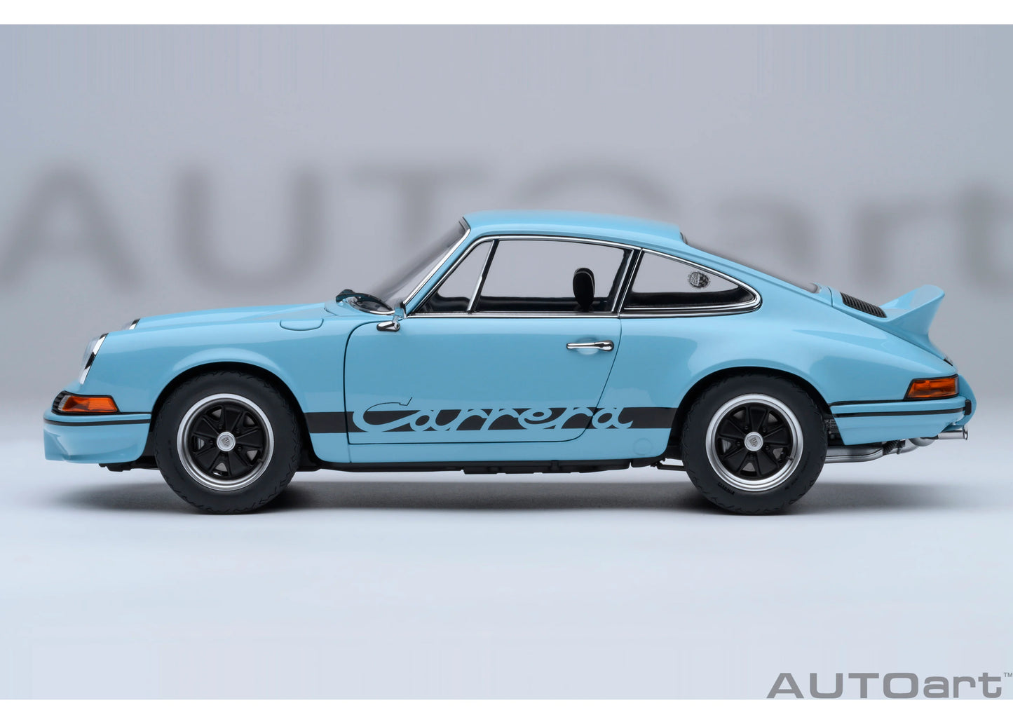[ Back-order ] 78032 AUTOart 1:18 Porsche 911 Carrera 2.7 RS Gulf Blue Black Stripes model car
