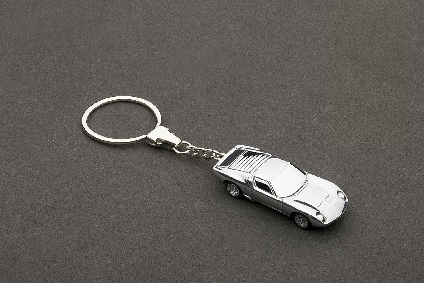 [ Back-order ] AUTOart 41609 1:87 Lamborghini Miura key chain aluminum 11cm
