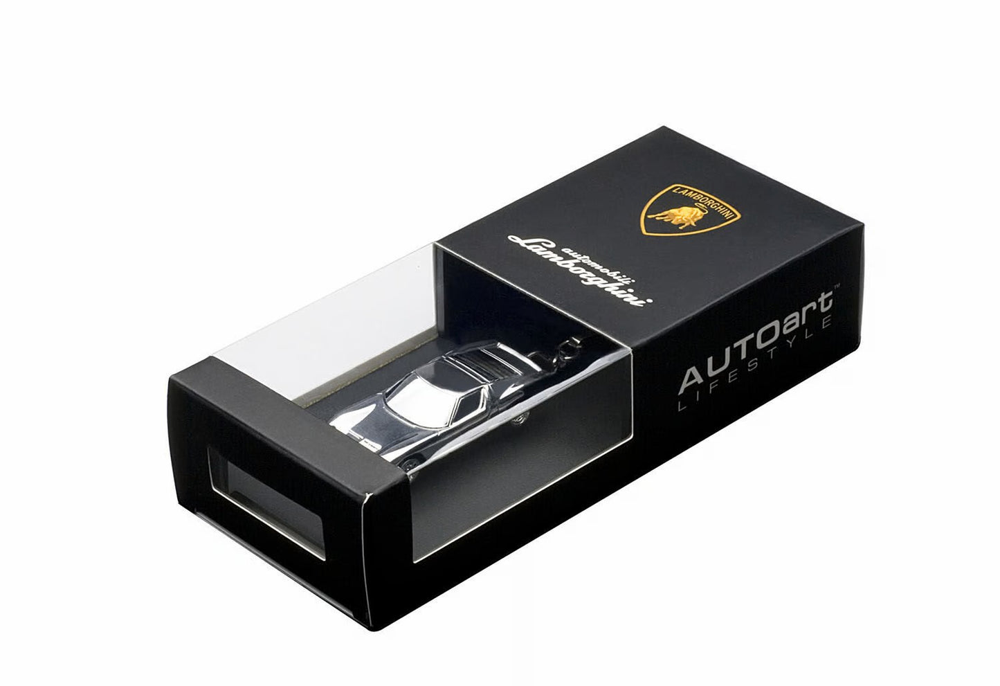 [ Back-order ] AUTOart 41609 1:87 Lamborghini Miura key chain aluminum 11cm