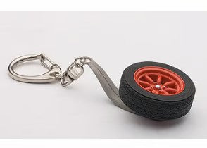 [ Back-order ] AUTOart 41569 1:18 8 spoke wheel key chain red 10cm