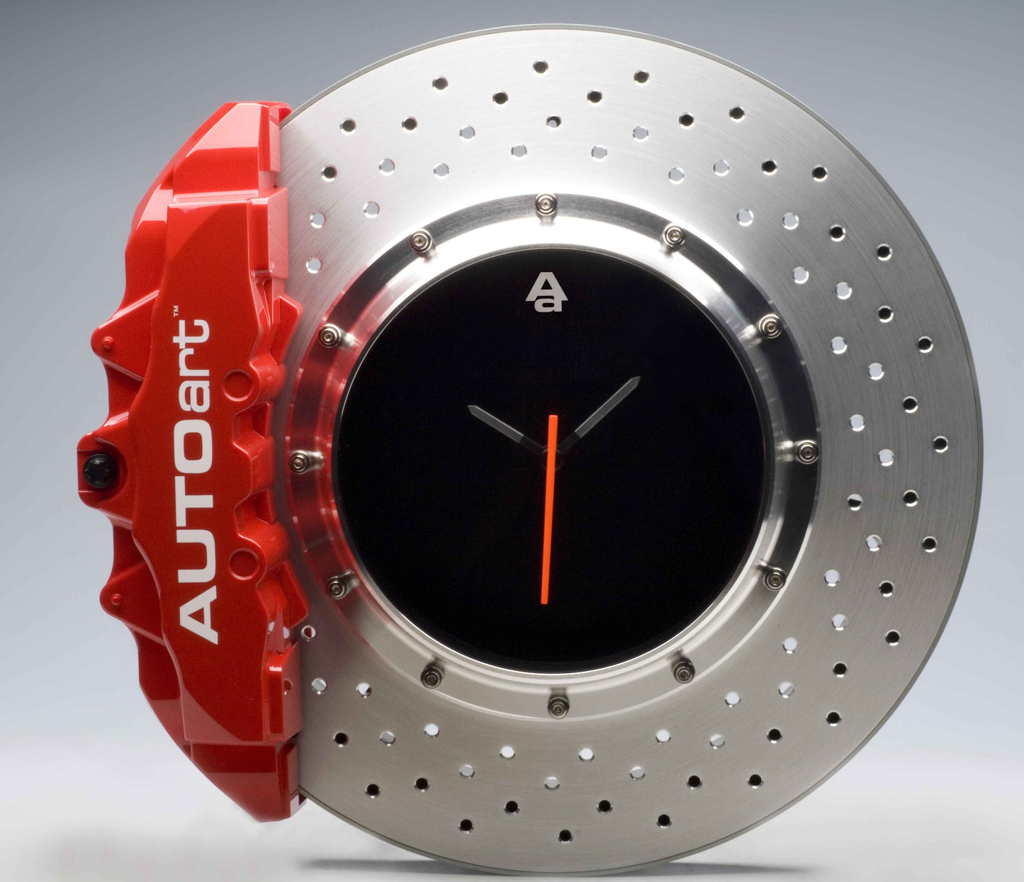 [ Back-order ] AUTOart 41001 Brake disk clock 8-pot red caliper 38cm x 3.5cm