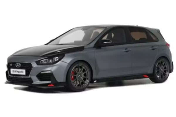 [ Back-order ] OttO OTM1060 1:18 Hyundai I30 N Project C 2017 Matte Gray model car