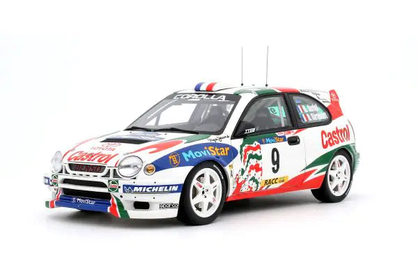 [ Back-order ] otto OTM1102 1:18 Toyota Corolla WRC Catalonia Rally 1998 #9 model car