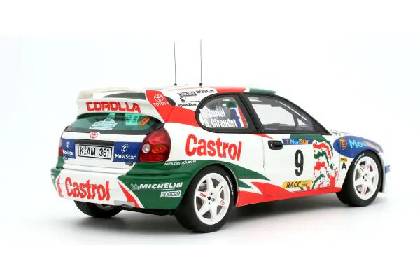 [ Back-order ] otto OTM1102 1:18 Toyota Corolla WRC Catalonia Rally 1998 #9 model car
