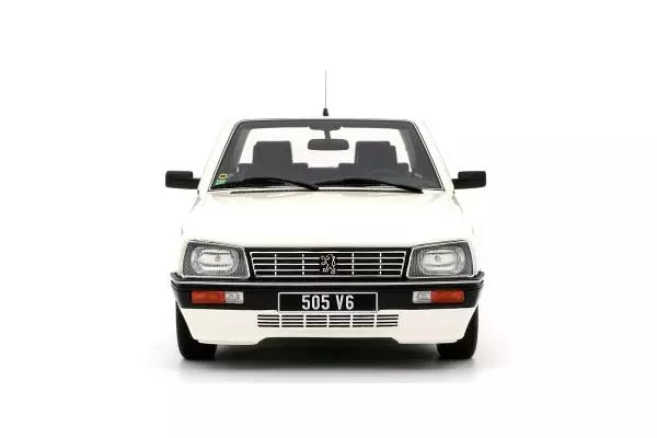 [ Back-order ] OttO OTM1108 1:18 Peugeot 505 V6 1989 White model car