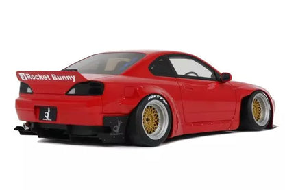 [ Back-order ] OttO OTM1115 1:18 Rocket Bunny Nissan Silvia S15 2014 Red model car