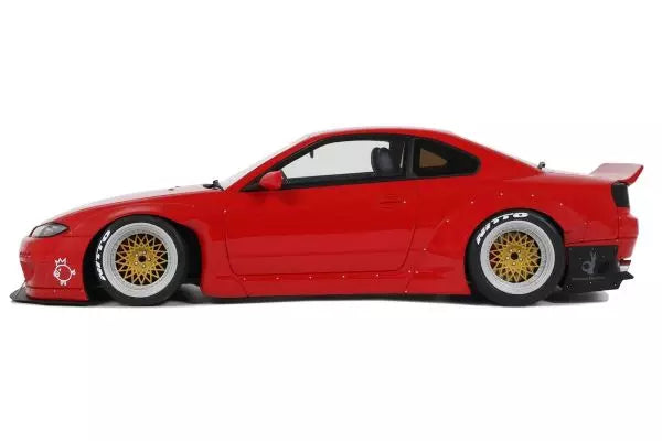 [ Back-order ] OttO OTM1115 1:18 Rocket Bunny Nissan Silvia S15 2014 Red model car