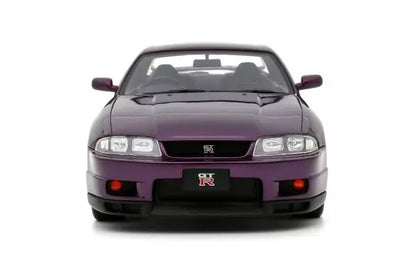 [ Back-order ] OttO OTM1138 1:18 Nissan Skyline GT-R R33 V-Spec 1995 Purple model car