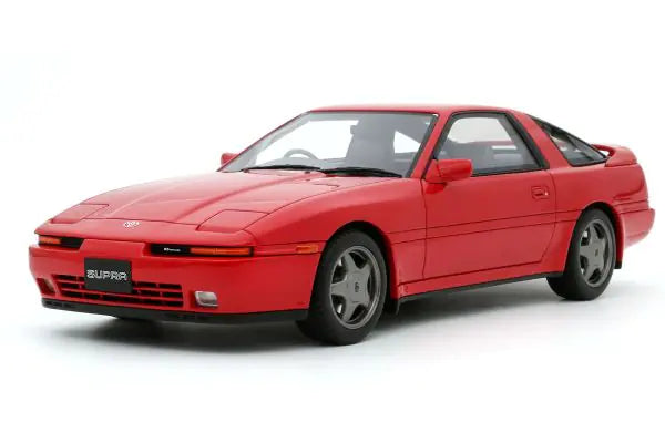 [ Back-order ] OttO OTM1144 1:18 Toyota Supra Mk.3 A70 1986 Red model car