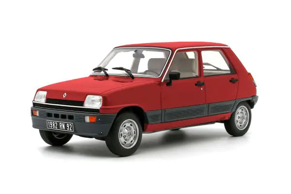 [ Back-order ] OttO OTM1147 1:18 Renault 5 GTL 5-door 1984 Red model car