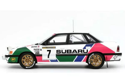 [ Back-order ] OttO OTM1158 1:18 Subaru Legacy RS GrA Sweden Rally 1992 #7 model car