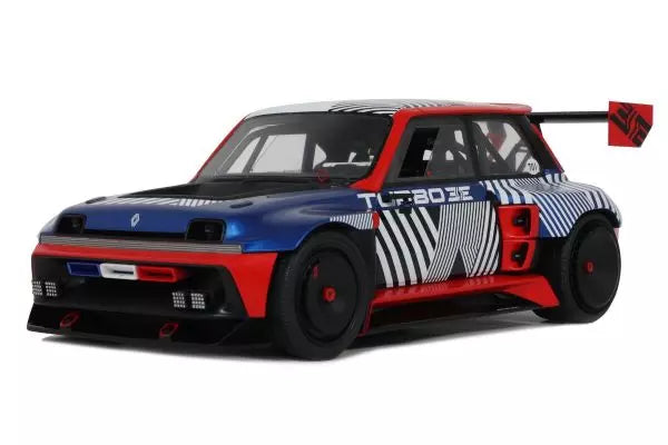 [ Back-order ] OttO OTM1175 1:18 Renault 5 Turbo 3E E-Tech 2023 Blue model car