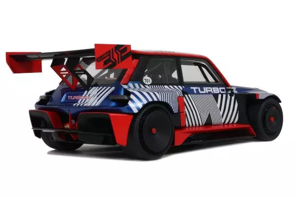 [ Back-order ] OttO OTM1175 1:18 Renault 5 Turbo 3E E-Tech 2023 Blue model car