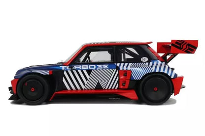 [ Back-order ] OttO OTM1175 1:18 Renault 5 Turbo 3E E-Tech 2023 Blue model car