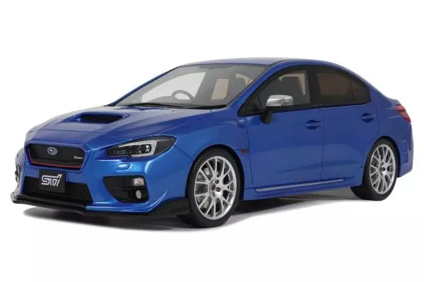 [ Back-order ] OttO OTM1182 1:18 Subaru WRX STI S207 2015 WR Blue Pearl model car