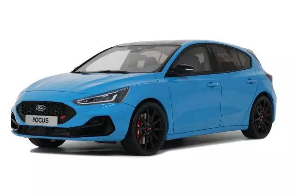[ Back-order ] OttO OTM1186 1:18 Ford Focus ST Edition 2024 Blue model car