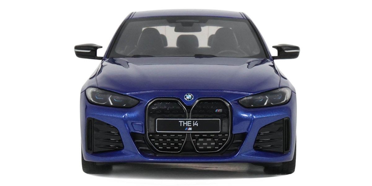 [ Back-order ] otto OTM453 1:18 BMW I4 M50 2021 Blue model car