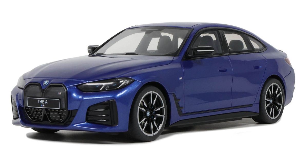 [ Back-order ] otto OTM453 1:18 BMW I4 M50 2021 Blue model car