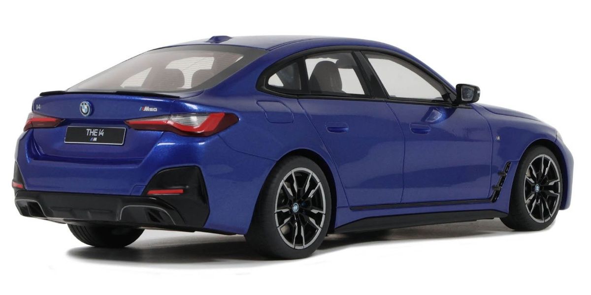 [ Back-order ] otto OTM453 1:18 BMW I4 M50 2021 Blue model car