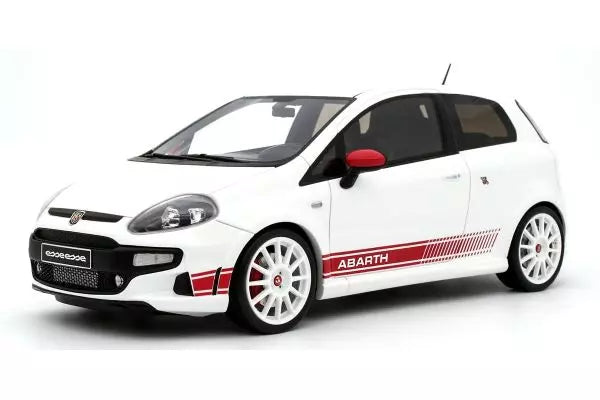 [ Back-order ] OttO OTM460 1:18 Fiat Punto Abarth Esseesse 2010 White model car