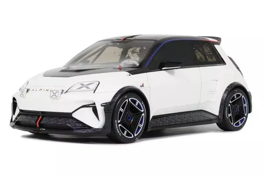 [ Back-order ] OttO OTM468 1:18 Alpine A290 B 2023 White model car