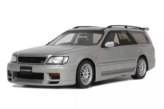 [ Back-order ] OttO OTM471 1:18 Nissan Stageia Otec 260RS 1997 Silver model car