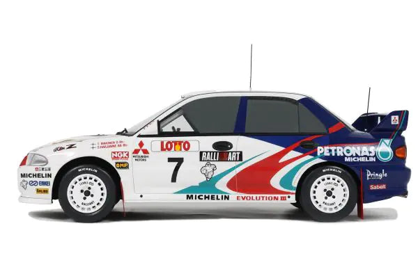 [ Back-order ] otto OTM475 1:18 Mitsubishi Lancer Evo III GrA Australian Rally 1996 #7 model car