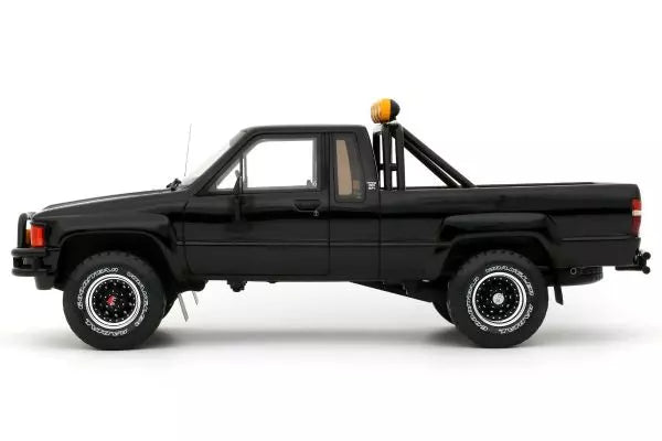[ Back-order ] OttO OTM481 1:18 Toyota Hilux SR5 1985 Black model car