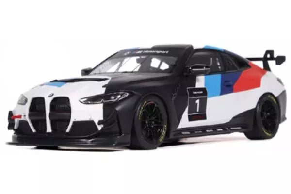 [ Back-order ] OttO OTM1228 1:18 BMW M4 GT4 Presentation 2022 White model car