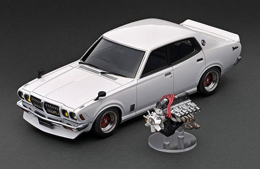 [ Pre-order ] IG3167 ignition model 1:18 Nissan Bluebird U 2000GTX (G610) White With Engine