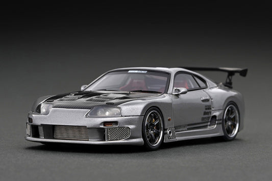 [ Back-order ] ignition model IG2952 1:43 TOP SECRET GT300 Supra (JZA80) Silver model car