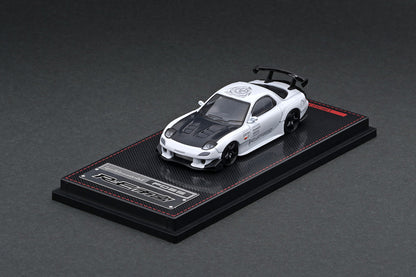 [ Back-order ] ignition model IG1948 1:64 Mazda RX-7 (FD3S) RE Amemiya White