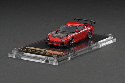 [ Back-order ] ignition model IG2725 1:64 FEED RX-7 (FD3S) MAOU Red model car