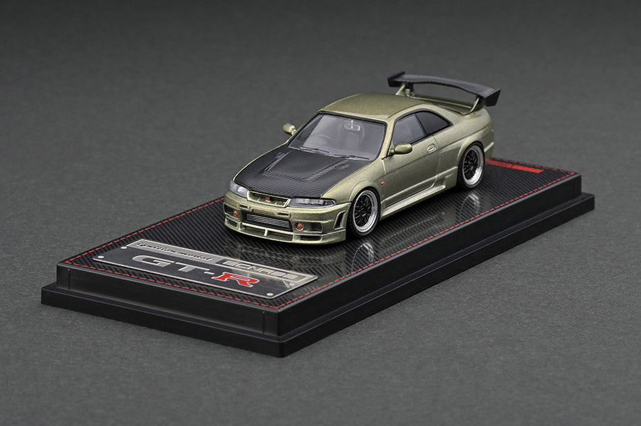 [ Back-order ] ignition model IG2505 1:64 Nismo R33 GT-R Green Metallic