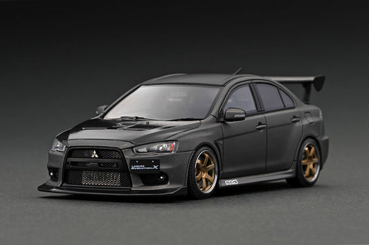 [ Back-order ] ignition model IG2738 1:43 Mitsubishi Lancer Evolution X (CZ4A) Matte Gun Metallic model car