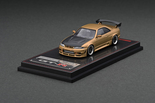 [ Back-order ] ignition model IG2509 1:64 Nismo R33 GT-R Matte Gold