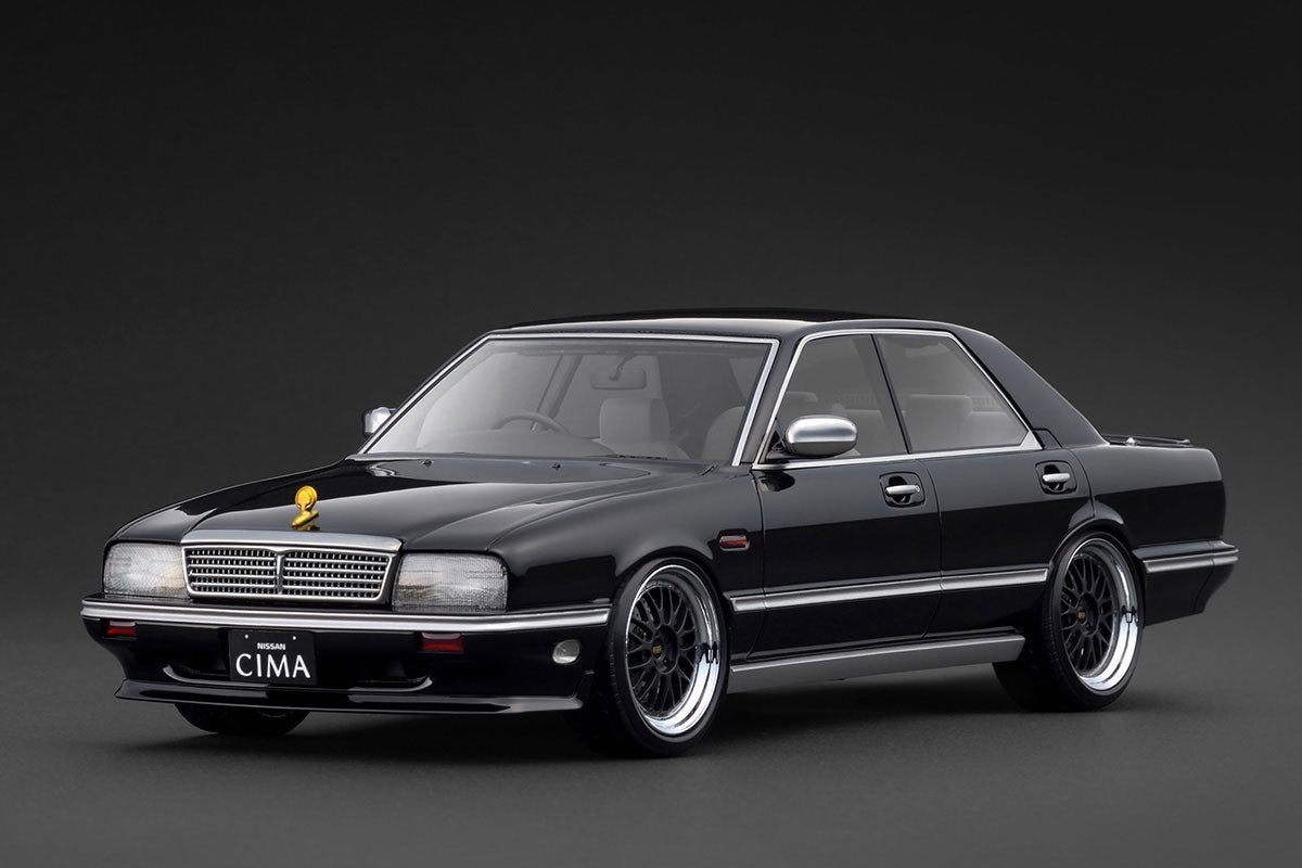 [ Back-order ] ignition model IG3900 1:18 NISSAN GLORIA CIMA Y31 Black model car