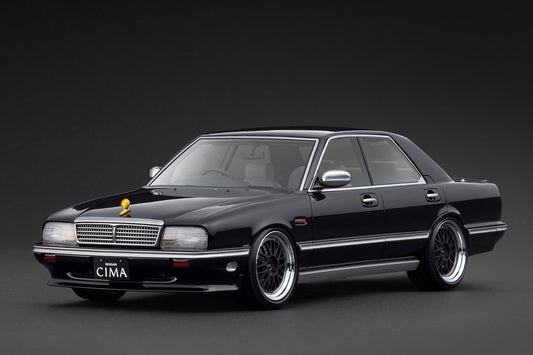 [ Back-order ] ignition model IG3900 1:18 NISSAN GLORIA CIMA Y31 Black model car