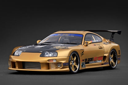[ Back-order ] ignition model IG3743 1:18 TOP SECRET GT300 Supra A80 Gold model car