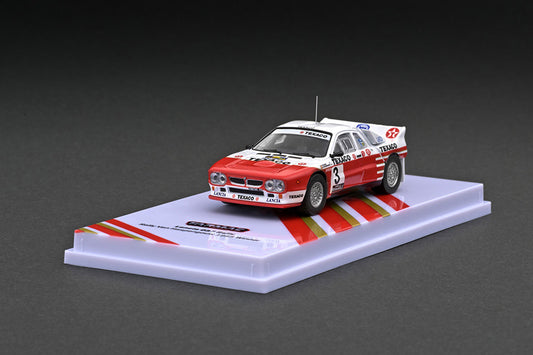 T64P-TL002-85RVH03 TARMAC WORKS 1:64 Lancia 037 Rally Rally Van Haspengouw 1985 Winner