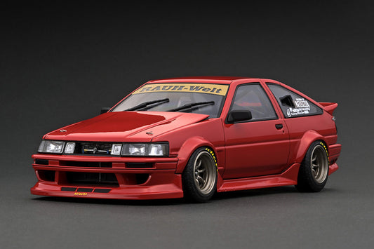 IG2611 ignition model 1:18 RWB AE86 Red Resin