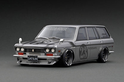 [ Back-order ] ignition model IG3151 1:18 Datsun Bluebird (510) Wagon Silver model car