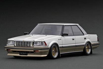 [ Back-order ] ignition model IG3826 1:18 Toyota Crown 3.0 Royal Saloon G 120 Pearl White Gold model car