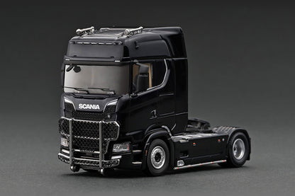 [ Back-order ] KENGFAI TK-KF037-1 1:64 Scania V8 730S 4x2 Black (trailer head)