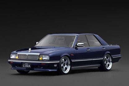 [ Back-order ] ignition model IG3901 1:18 NISSAN GLORIA CIMA Y31 Dark Blue model car